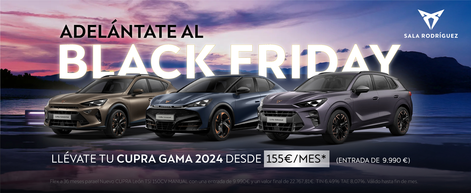 ¡Adelántate al Black Friday  en CUPRA!