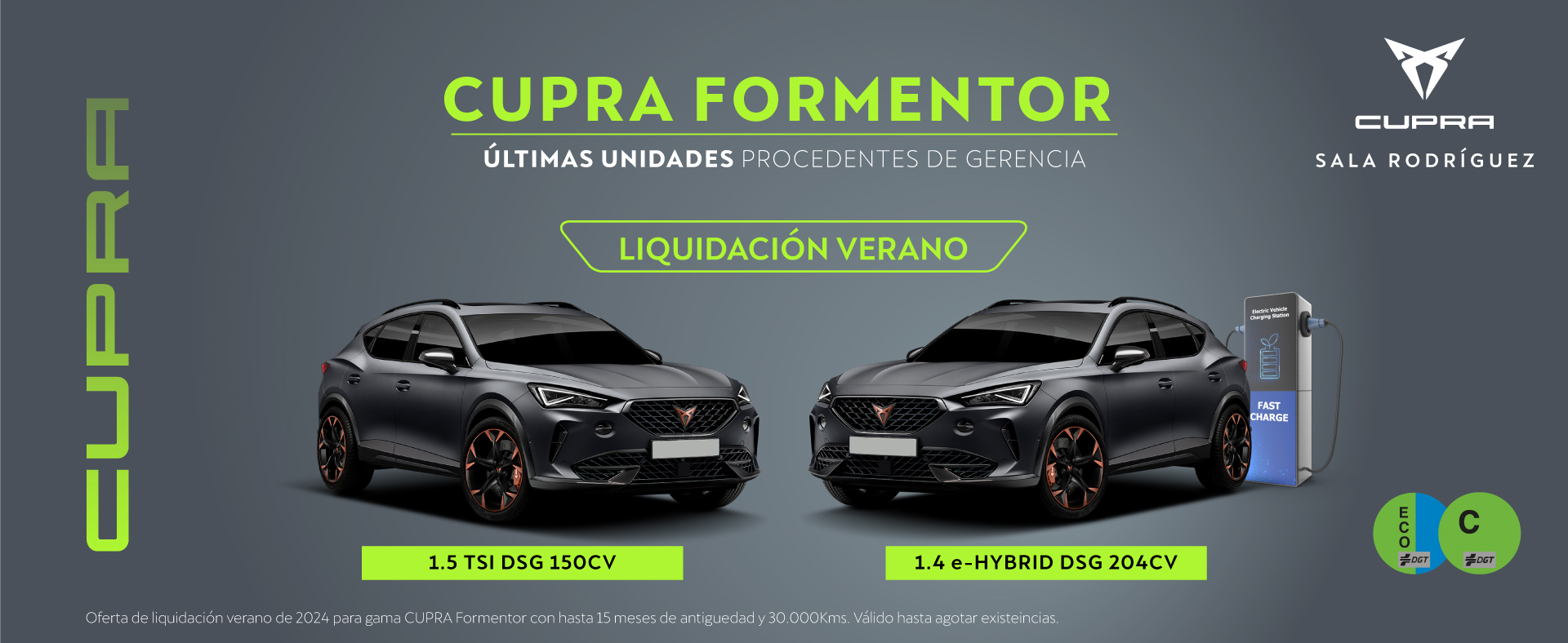 ¡Liquidación Verano! Cupra Formentor  DSG y e-HYBRID Gerencia.