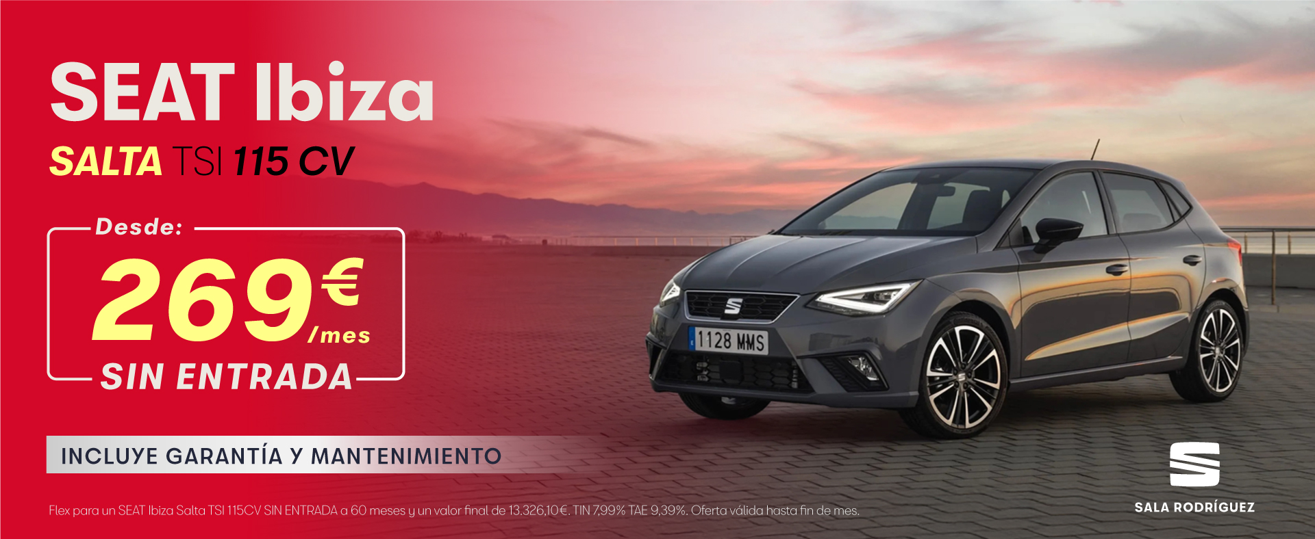 Seat Ibiza SALTA desde 269€/mes*