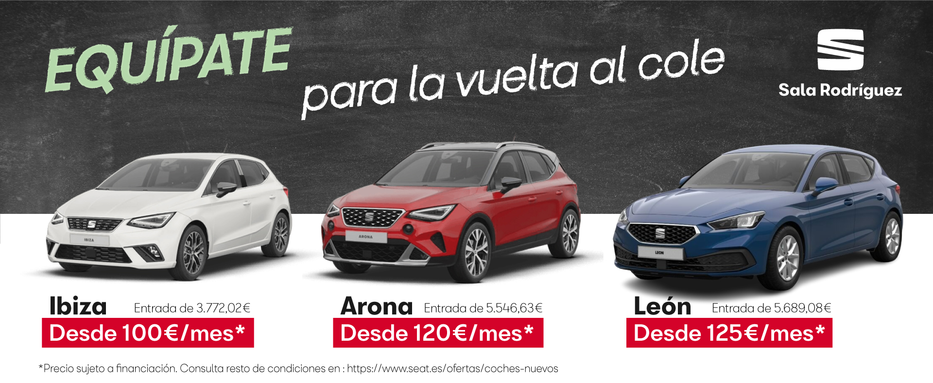 Ofertón SEAT, Ibiza, León y Arona