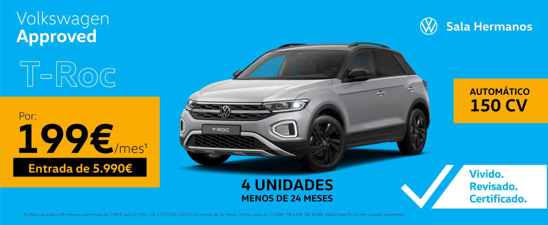 Liquidación T-Roc por 199€